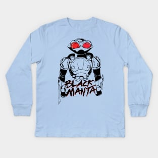 Black Manta Kids Long Sleeve T-Shirt